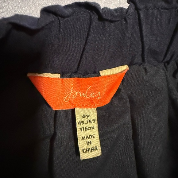 Joules Kids Skirt with Horse Embroidery - Navy Blue - Picture 6 of 8